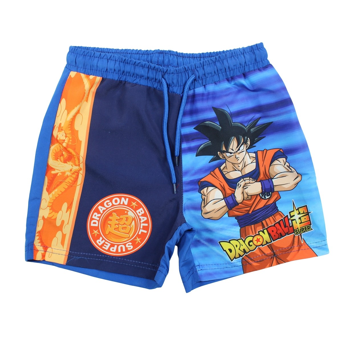 Short de bain dragon ball - 5/6A Garçon - Enfant - Marine - 100% Polyester - TrendyFlair