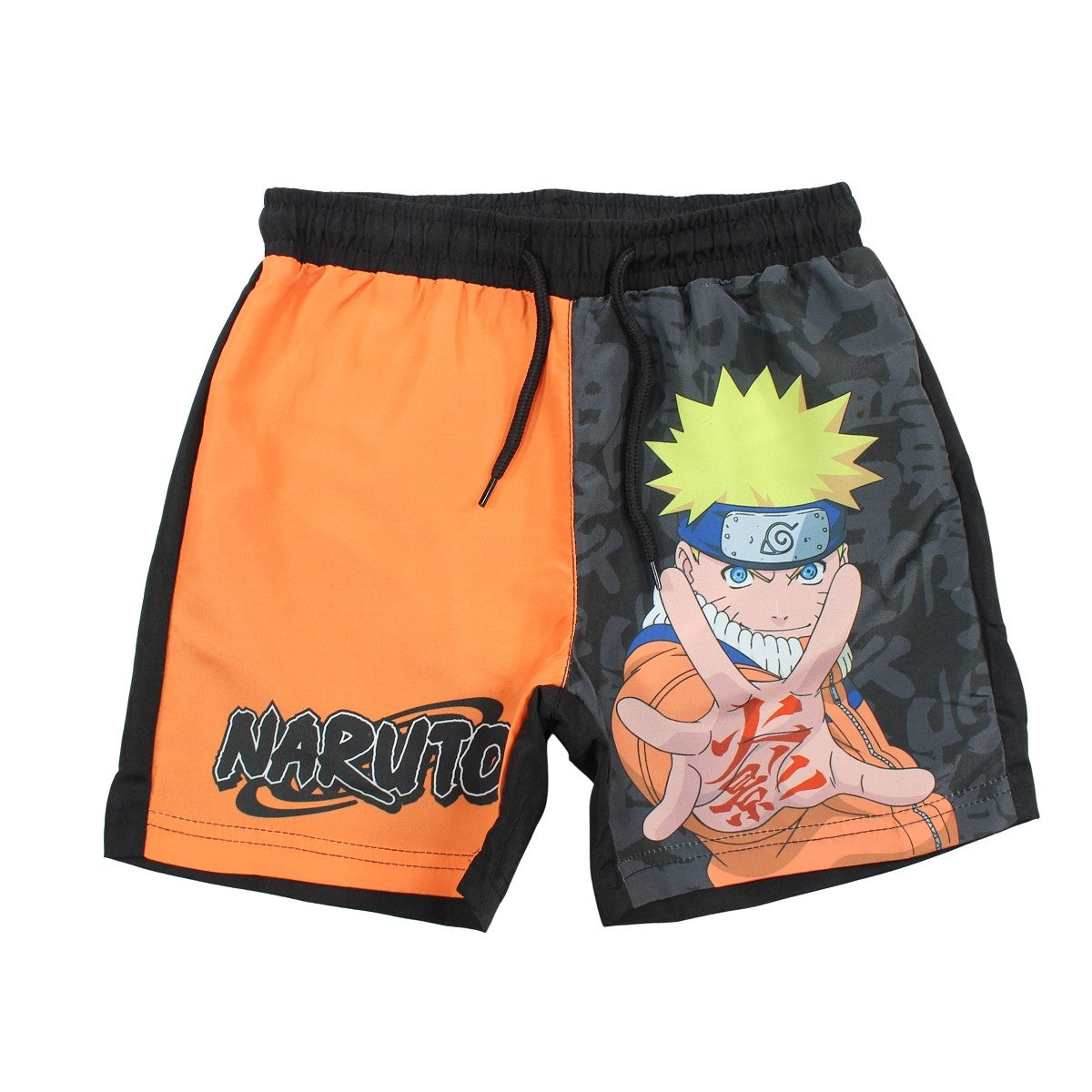 Short de bain naruto - 5/6A Garçon - Enfant - Noir - 100% Polyester - TrendyFlair