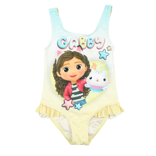 Maillot de bain Gabby - 4/5A Fille - Enfant - Jaune - 88% Polyester, 12% Élasthanne - TrendyFlair