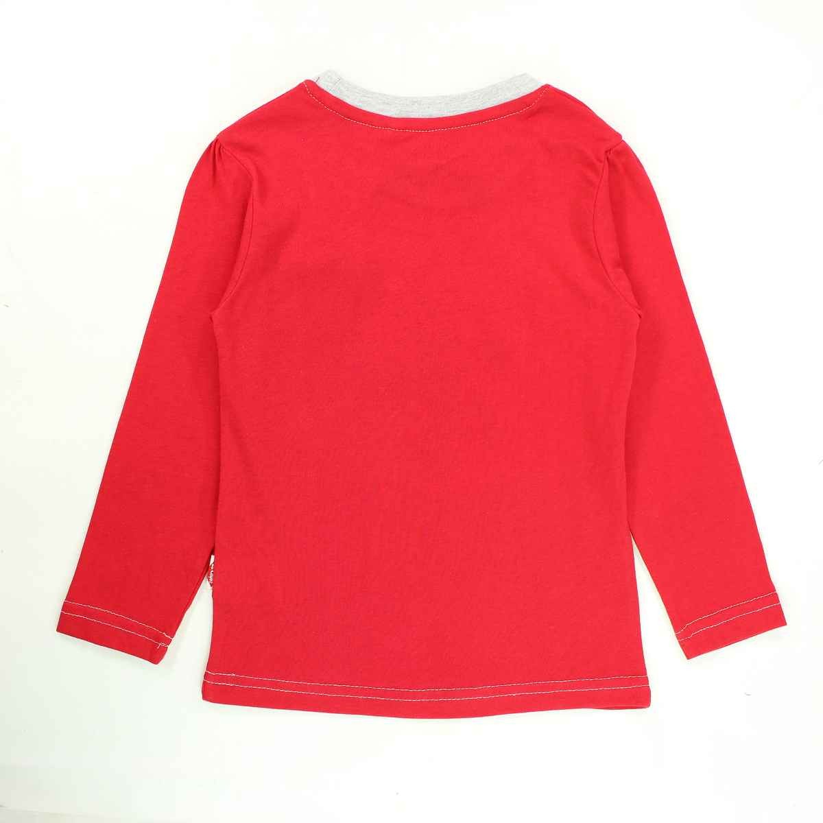 Pyjama coton Lee Cooper - 6A Fille - Enfant - Rouge - 100 % Coton - Gris: 95 % Coton - 5 % viscose - TrendyFlair