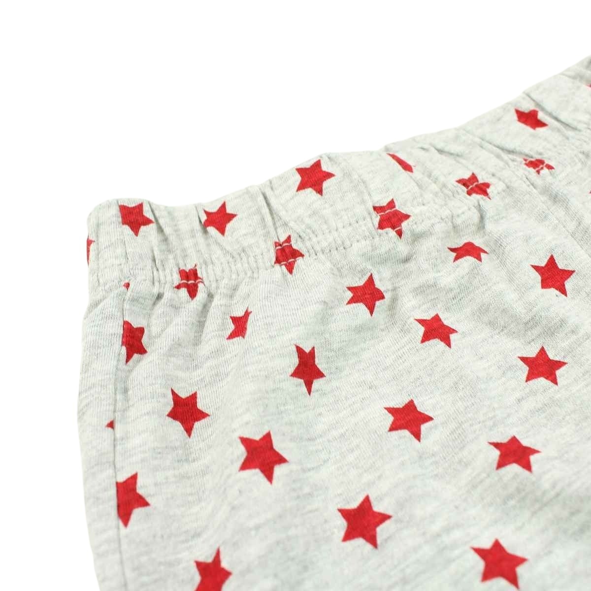 Pyjama coton Lee Cooper - 6A Fille - Enfant - Rouge - 100 % Coton - Gris: 95 % Coton - 5 % viscose - TrendyFlair