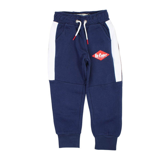 Pantalon de jogging Lee Cooper - 6A Garçon - Enfant - Marine - 60% Coton/40% Polyester, Fleece, 280GSM - TrendyFlair