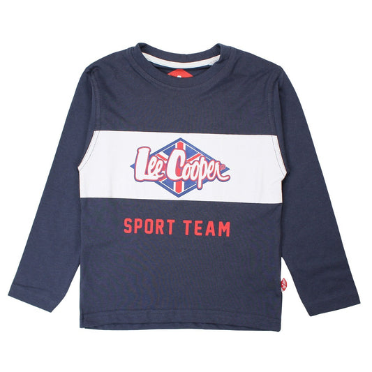 T-Shirt Lee Cooper - 4A Garçon - Enfant - Marine - 100 % Coton - TrendyFlair