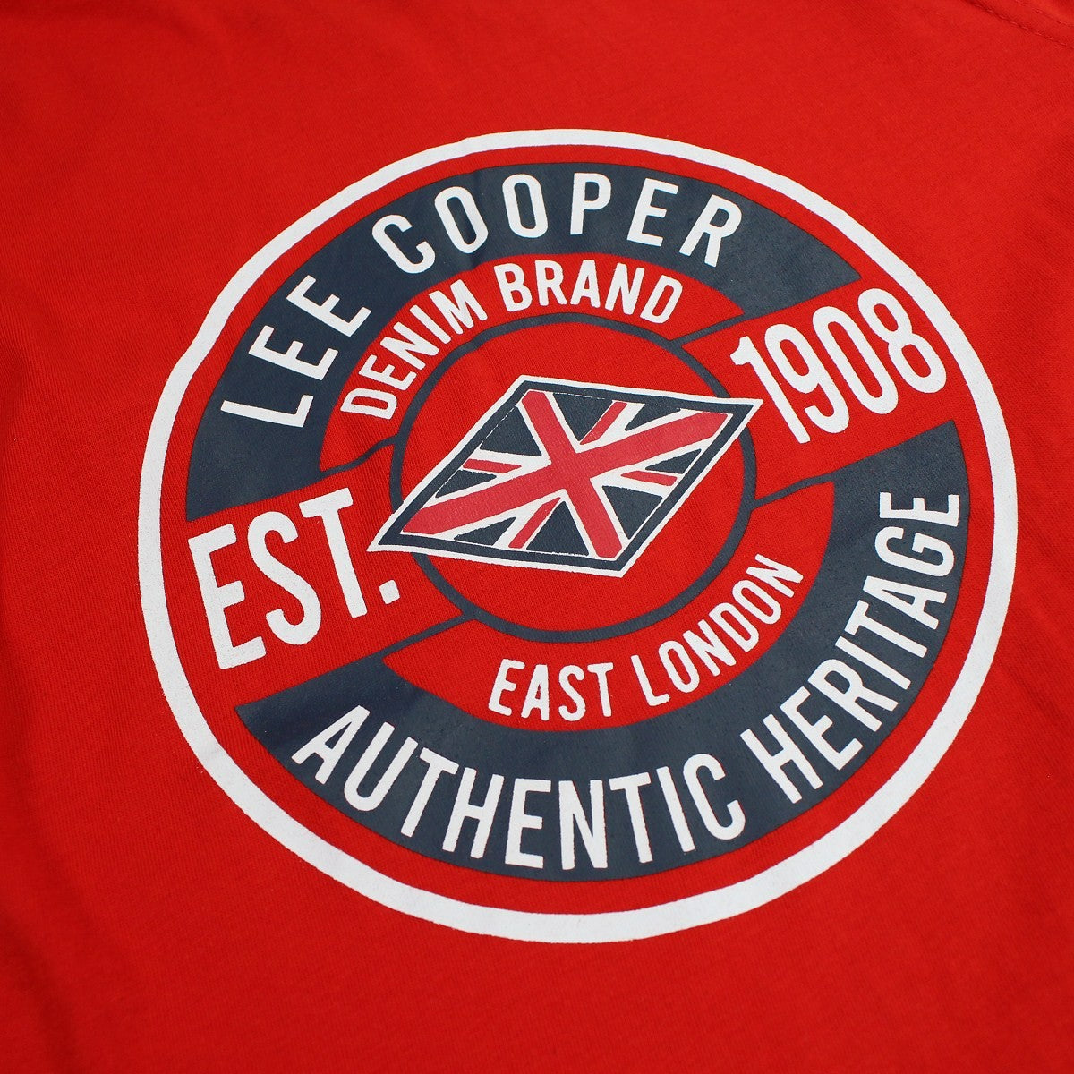 T-Shirt Lee Cooper - 4A Garçon - Enfant - Rouge - 100 % Coton - TrendyFlair