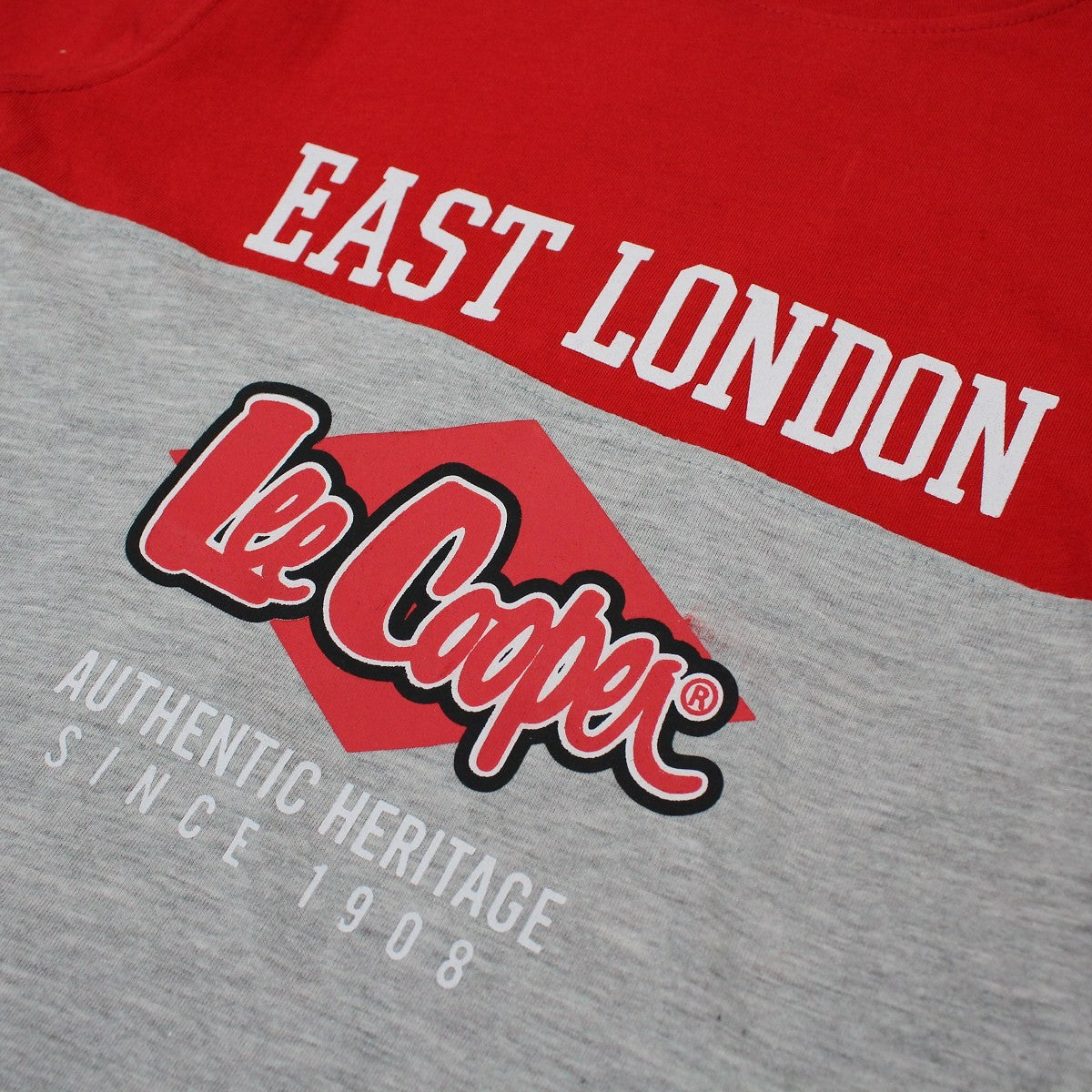 T-Shirt Lee Cooper - 4A Garçon - Enfant - Rouge - 100 % Coton - TrendyFlair