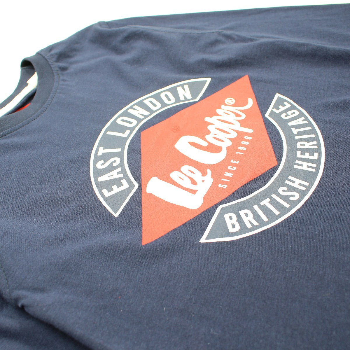 T-Shirt Lee Cooper - 4A Garçon - Enfant - Marine - 100 % Coton - TrendyFlair
