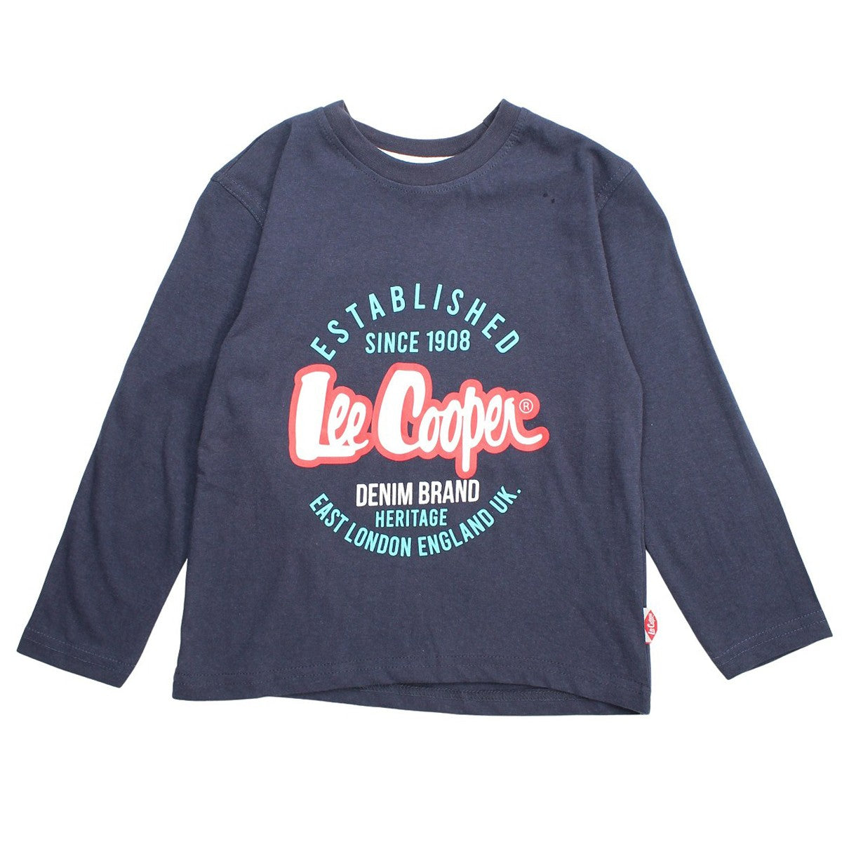 T-Shirt Lee Cooper - 4A Garçon - Enfant - Marine - 100 % Coton - TrendyFlair