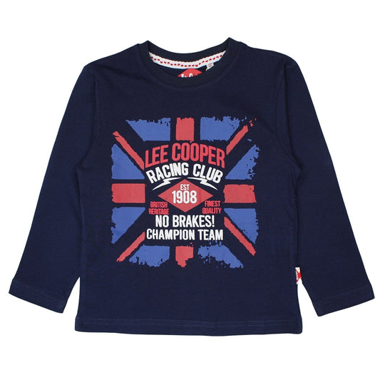 T-Shirt Lee Cooper - 6A Garçon - Enfant - Marine - 100 % Coton - TrendyFlair