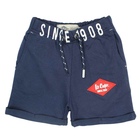 Bermuda Lee Cooper - 6A Garçon - Enfant - Marine - 100 % Coton - TrendyFlair