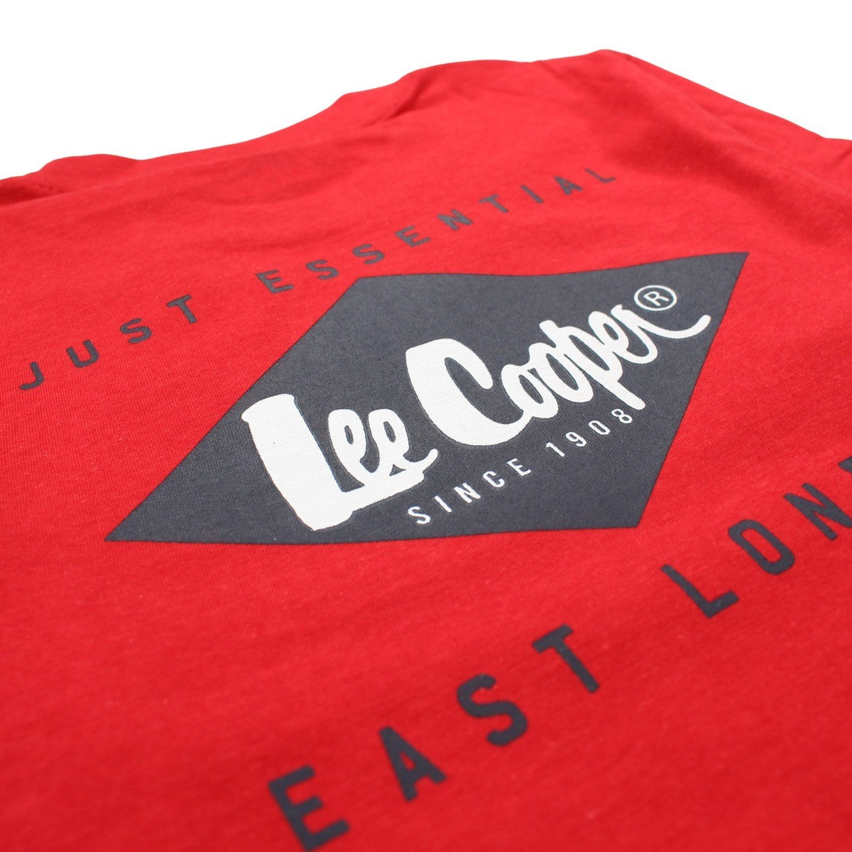 T-Shirt manches longues Lee Cooper - 4A Garçon - Enfant - Rouge - 100% Coton S/J GSM 160 - TrendyFlair