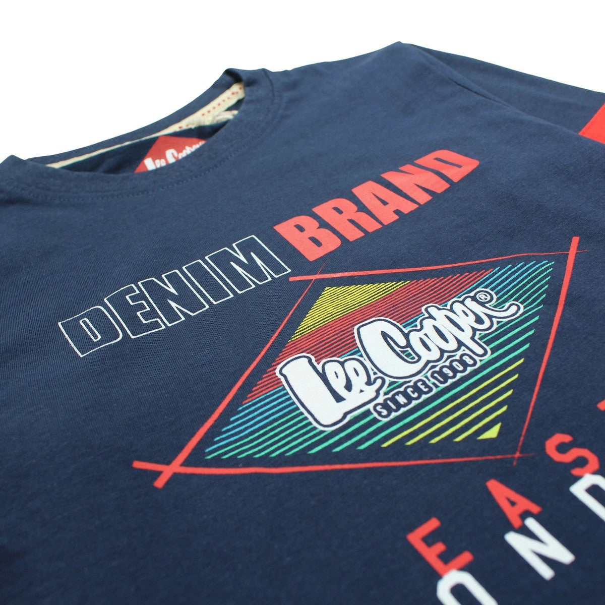 T-Shirt manches longues Lee Cooper - 4A Garçon - Enfant - Marine - 100% Coton S/J GSM 160 - TrendyFlair