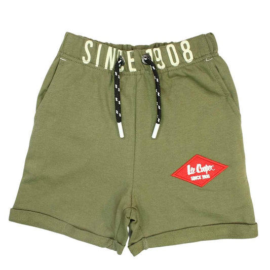 Bermuda Lee Cooper - 6A Garçon - Enfant - Kaki - 100 % Coton - TrendyFlair
