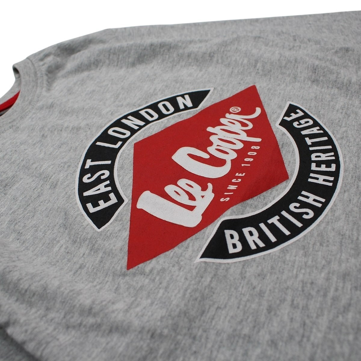 T-Shirt Lee Cooper - 4A Garçon - Enfant - Gris - 100 % Coton - TrendyFlair