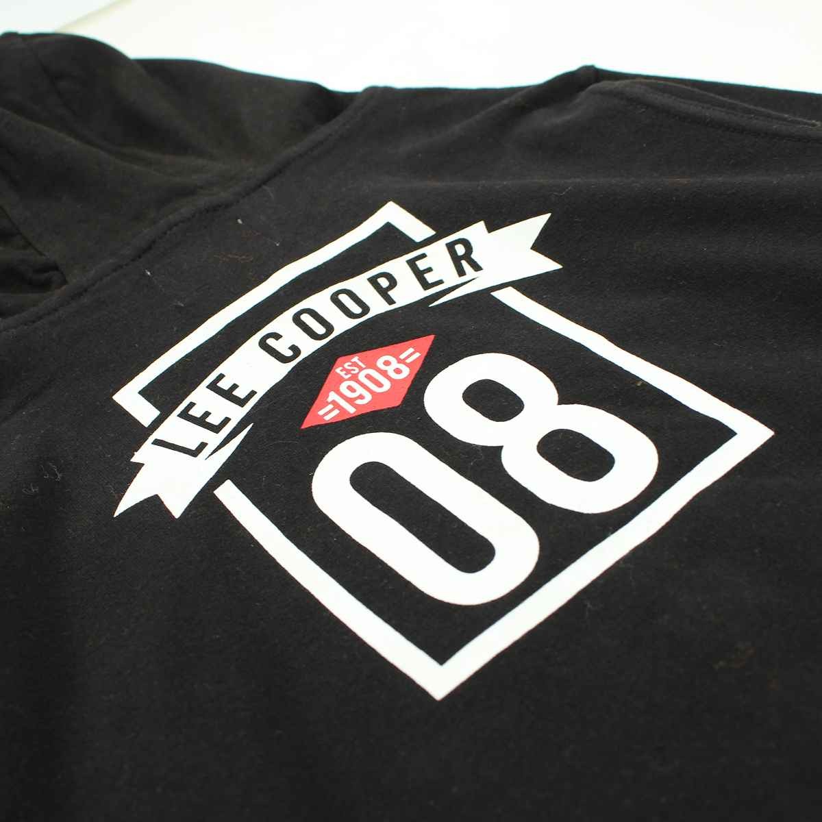 Veste à capuche Lee Cooper - 6A Garçon - Enfant - Noir - 60 % Coton - 40 % Polyester - 290-300 GSM - TrendyFlair