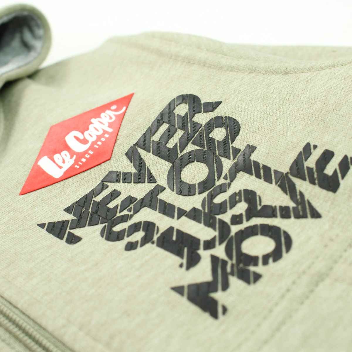 Veste à capuche Lee Cooper - 6A Garçon - Enfant - Gris - 60 % Coton - 40 % Polyester - 290-300 GSM - TrendyFlair