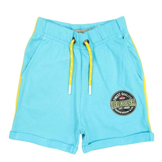 Bermuda Lee Cooper - 6A Garçon - Enfant - Bleu - 100 % Coton - TrendyFlair