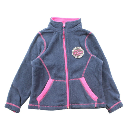Gilet polaire Lee Cooper Fille - 4A Fille - Enfant - Marine - 100% Polyester - TrendyFlair