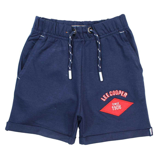 Bermuda Lee Cooper - 6A Garçon - Enfant - Marine - 100 % Coton - TrendyFlair