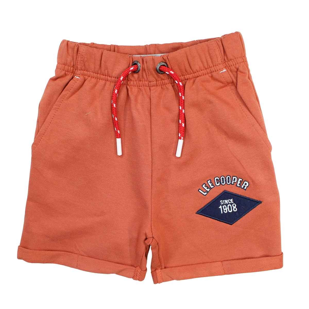 Bermuda Lee Cooper - 6A Garçon - Enfant - Orange - 90 % Coton - 10 % viscose - TrendyFlair