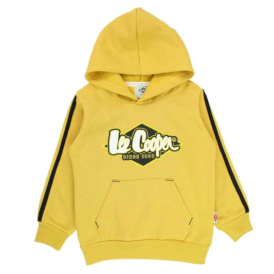 Sweat Lee Cooper - 6A Garçon - Enfant - Jaune - 80 % Polyester - 20 % Coton - TrendyFlair