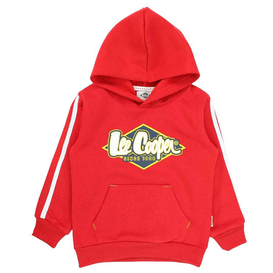Sweat Lee Cooper - 6A Garçon - Enfant - Rouge - 80 % Polyester - 20 % Coton - TrendyFlair