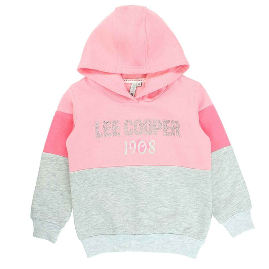 Sweat Lee Cooper - 6A Fille - Enfant - Rose - 80 % Polyester - 20 % Coton - TrendyFlair