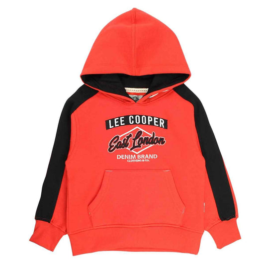 Sweat Lee Cooper - 6A Garçon - Enfant - Rouge - 80 % Polyester - 20 % Coton - TrendyFlair
