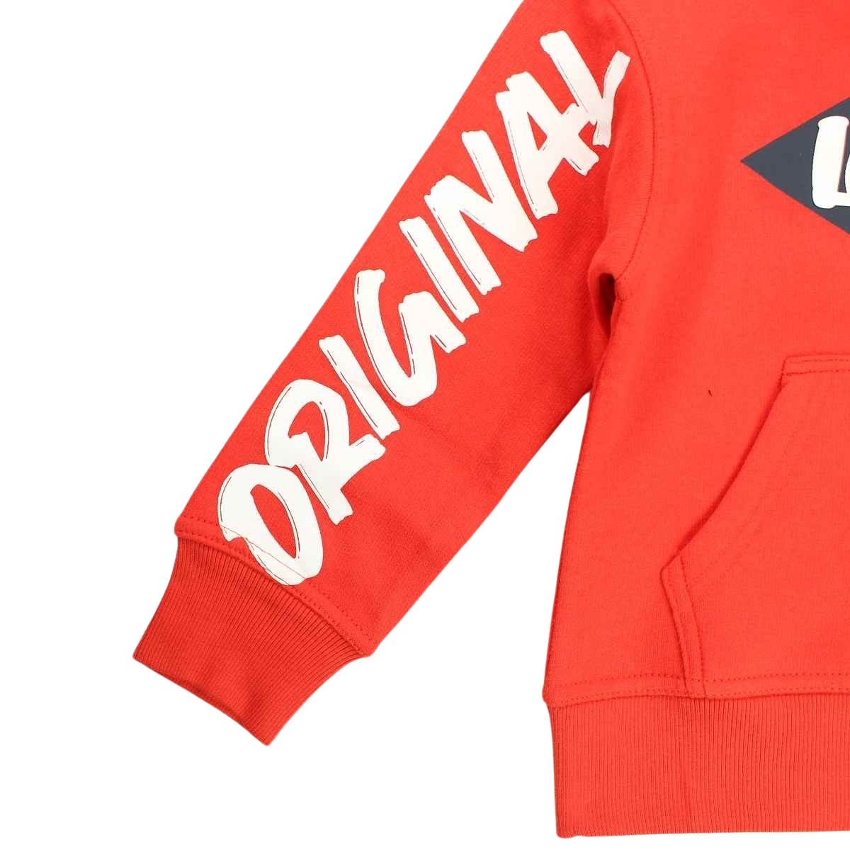 Sweat Lee Cooper - 6A Garçon - Enfant - Rouge - 60 % Coton - 40 % Polyester 300 gsm - TrendyFlair