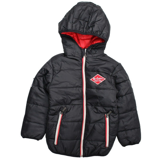 Parka à capuche Lee Cooper - 6A Garçon - Enfant - Noir - 100% NYLON - TrendyFlair