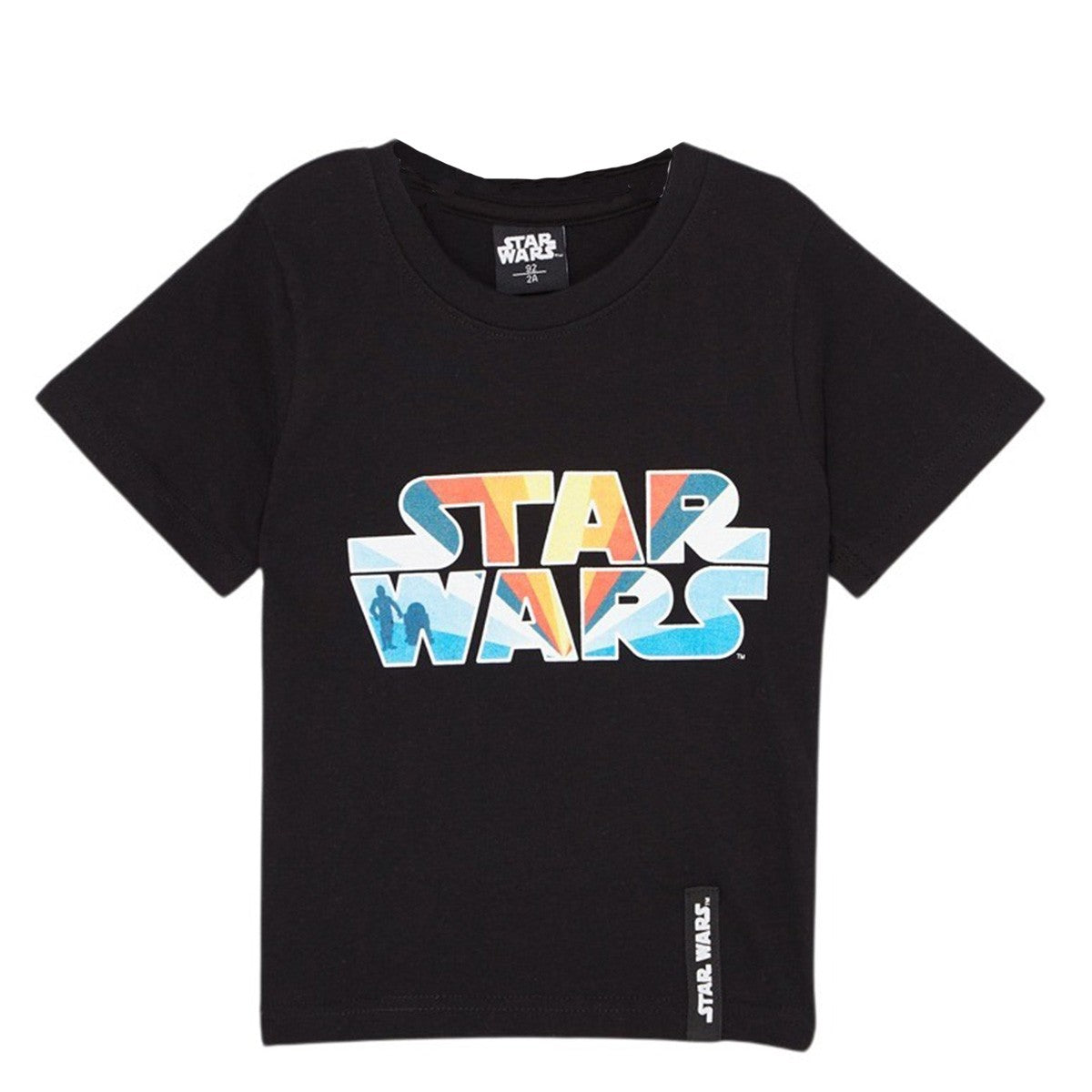 T-Shirt Star Wars - 2A Garçon - Enfant - Noir - 100% Coton, 160 GSM SJ - TrendyFlair