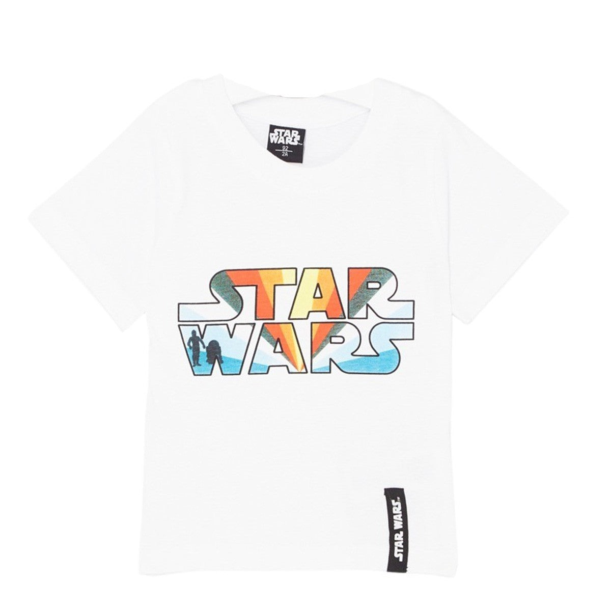 T-Shirt Star Wars - 2A Garçon - Enfant - Blanc - 100% Coton, 160 GSM SJ - TrendyFlair