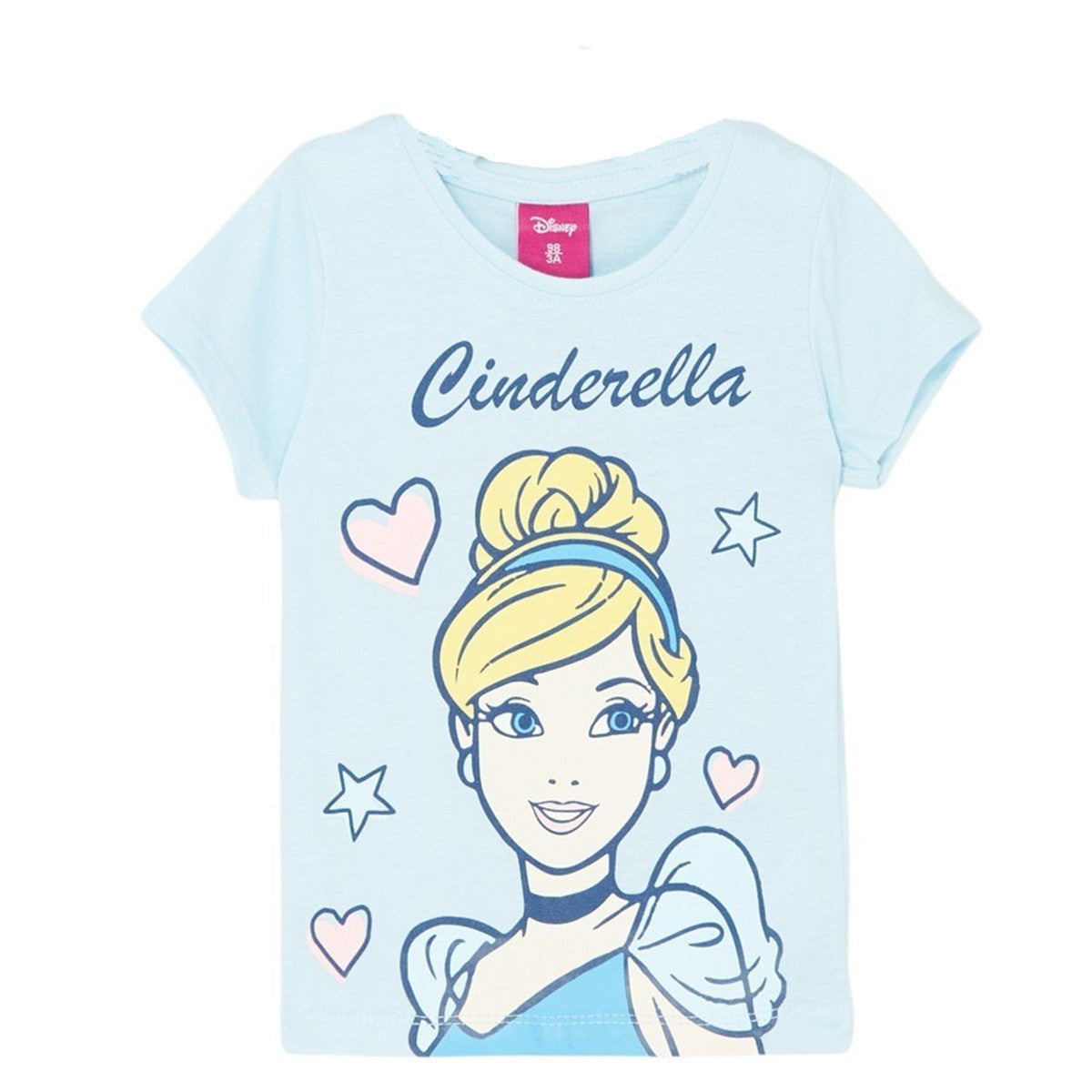 T-Shirt Princesse - 3A Fille - Enfant - Bleu - 100% Coton, 160 GSM SJ - TrendyFlair