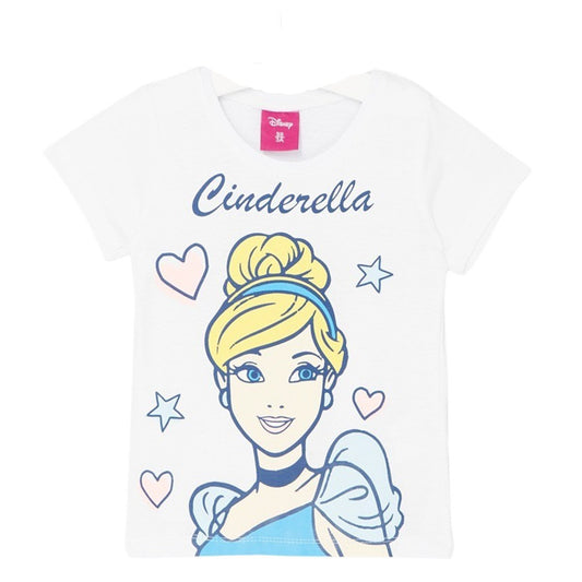 T-Shirt Princesse - 3A Fille - Enfant - Blanc - 100% Coton, 160 GSM SJ - TrendyFlair