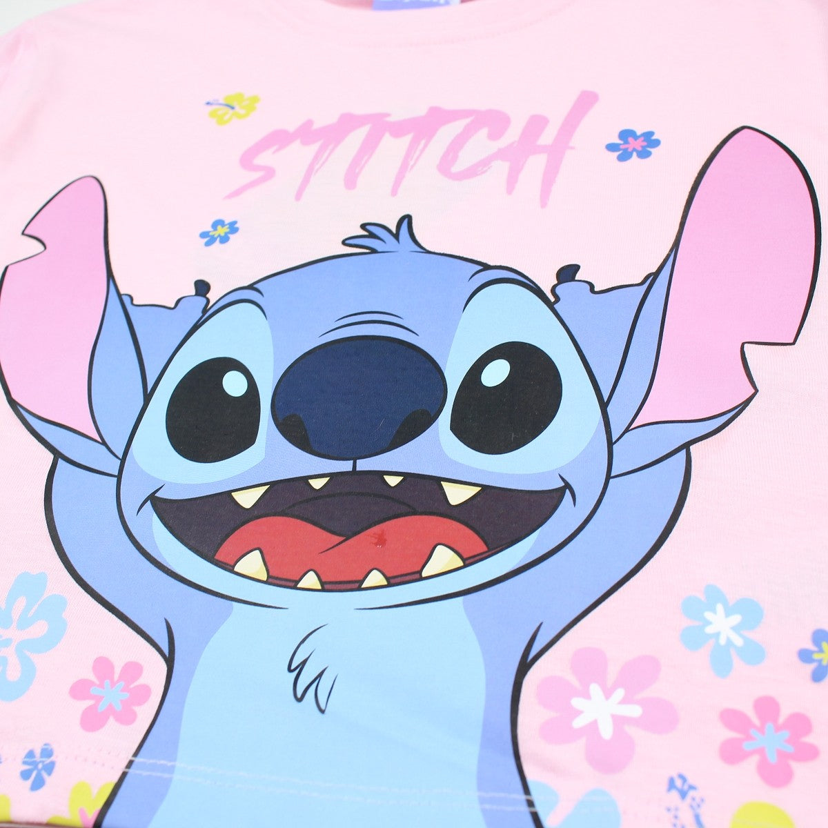 T-Shirt Lilo et Stitch - 3A Fille - Enfant - Rose - 88% Coton, 12% Polyester - TrendyFlair