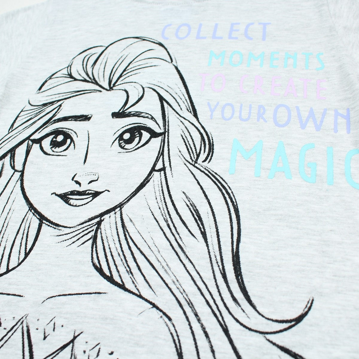 T-Shirt La Reine des Neiges - 5A Garçon - Enfant - Gris - 100% Coton - TrendyFlair