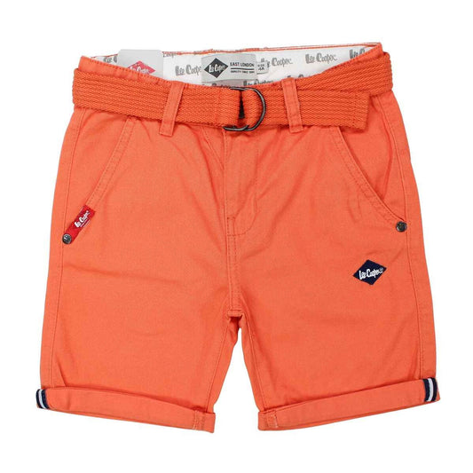 Bermuda Lee Cooper - 4A Garçon - Enfant - Orange - 100 % Coton - TrendyFlair