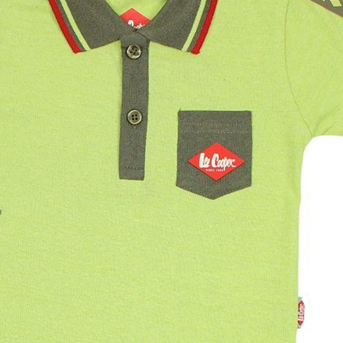 Ensemble bébé Lee Cooper - 6M Bébé Garçon - Enfant - Vert - 60% Coton 40% Polyester - TrendyFlair