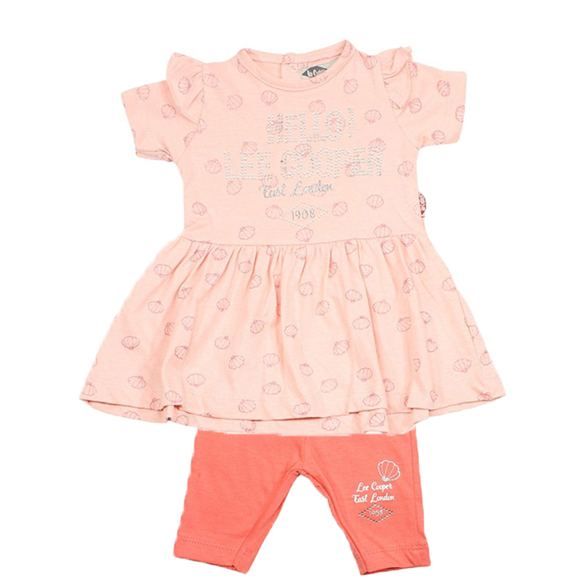 Ensemble bébé Lee Cooper - 3M Fille - Enfant - Rose - 100 % Coton - TrendyFlair