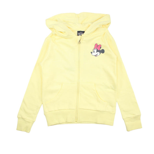 Veste à capuche fille Minnie - 4A Fille - Enfant - Jaune - 80%Coton, 20% Polyester - TrendyFlair