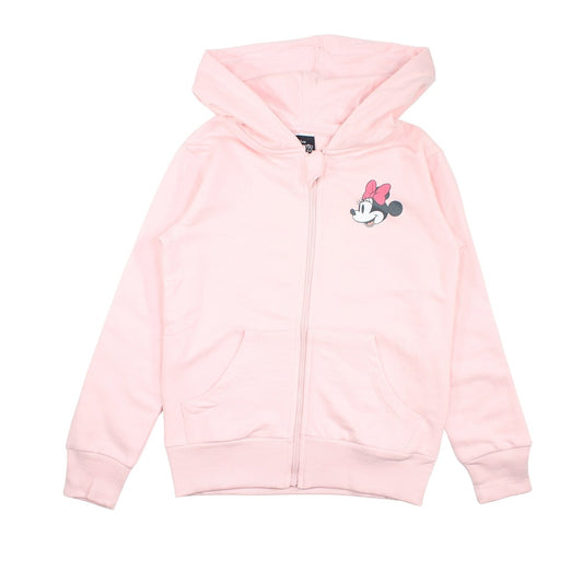 Veste à capuche fille Minnie - 4A Fille - Enfant - Rose - 80%Coton, 20% Polyester - TrendyFlair