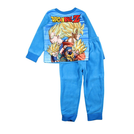 Pyjama polaire Dragon Ball Z - 2A Garçon - Enfant - Bleu - 100% Polyester - TrendyFlair