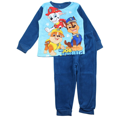 Pyjama polaire Paw Patrol - 2A Garçon - Enfant - Marine - 100% Polyester - TrendyFlair