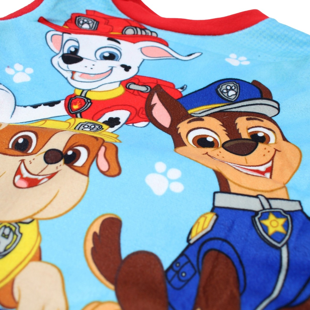 Pyjama polaire Paw Patrol - 3A Garçon - Enfant - Rouge - 100% Polyester - TrendyFlair