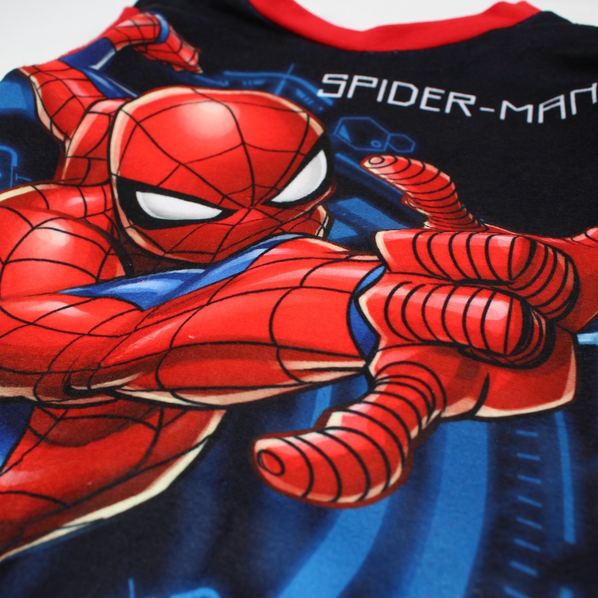 Pyjama polaire Spiderman - 3A Garçon - Enfant - Rouge - 100% Polyester - TrendyFlair