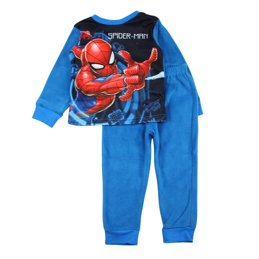 Pyjama polaire Spiderman - 3A Garçon - Enfant - Bleu - 100% Polyester - TrendyFlair