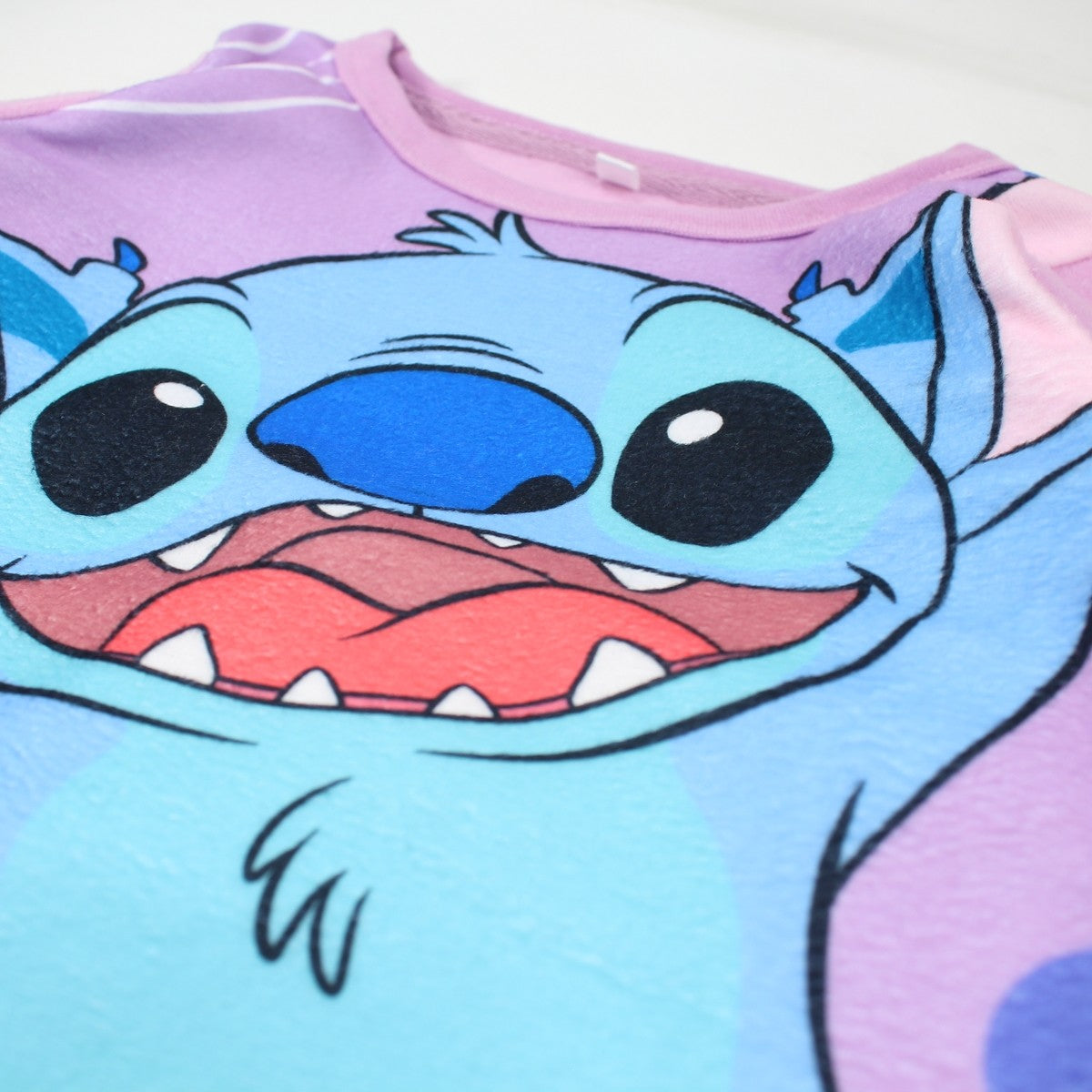 Pyjama polaire Lilo & Stitch - 3A Fille - Enfant - Mauve - 100% Polyester - TrendyFlair