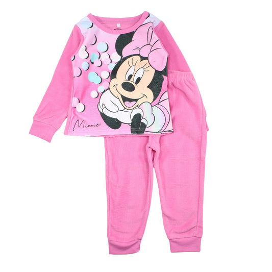Pyjama polaire Minnie - 3A Fille - Enfant - Rose - 100% Polyester - TrendyFlair