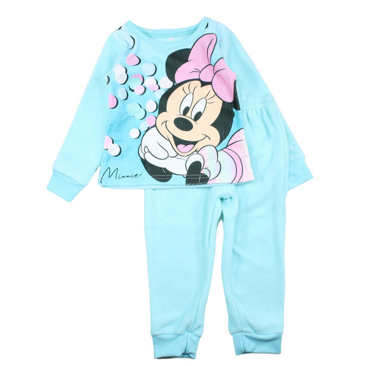 Pyjama polaire Minnie - 3A Fille - Enfant - Bleu - 100% Polyester - TrendyFlair
