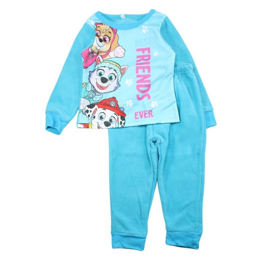 Pyjama polaire Paw Patrol - 3A Fille - Enfant - Bleu - 100% Polyester - TrendyFlair