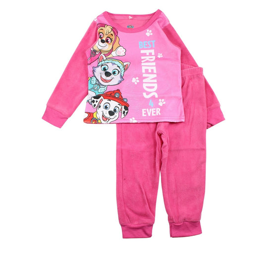Pyjama polaire Paw Patrol - 3A Fille - Enfant - Rose - 100% Polyester - TrendyFlair